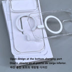 Original Clear Magnetic Phone Case For iPhone 18 17 Pro Max 16 15 14 Plus 13 12 Mini For Magsafe Wireless Charging Protect Cover