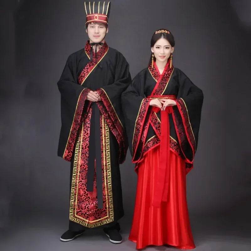 Vintage Tang Cosplay Man Clothing Costume Hanfu Men Suit Vestidos Stage Show Ancient Ladies Sets Chinese Couple Hanfu Women Set