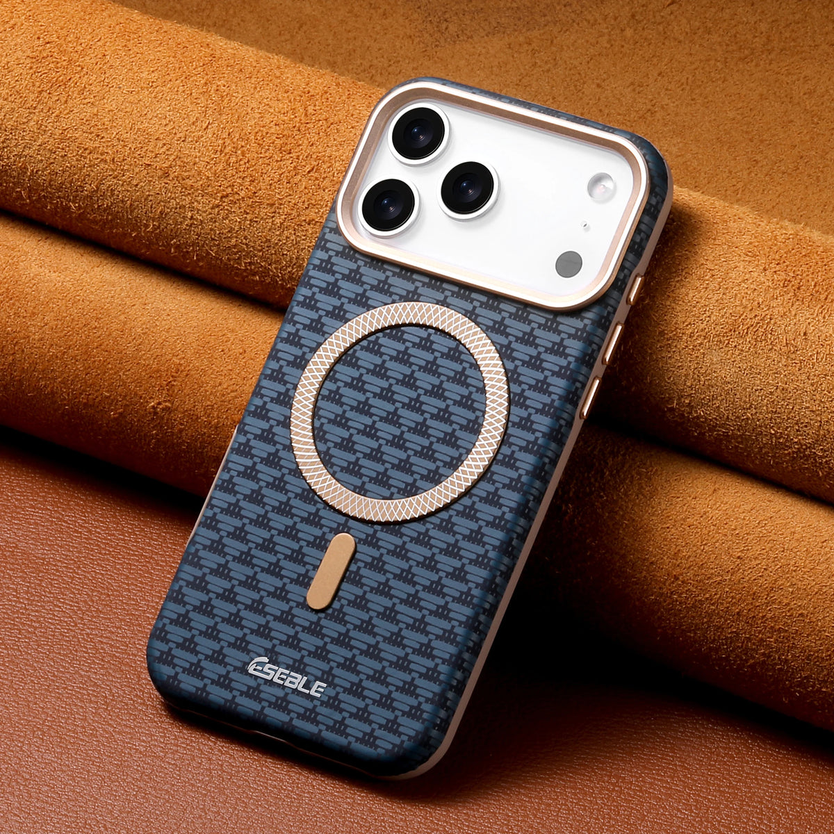 Luxury Business Bitmap Leather Magnetic Phone Case For iPhone 18 17 16 15 14 13 Pro Max 18Pro Air Metal Lens Button Bumpe Cover