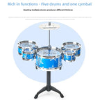 Kids Jazz Drum Set Musical Instrument Toy for Beginners
