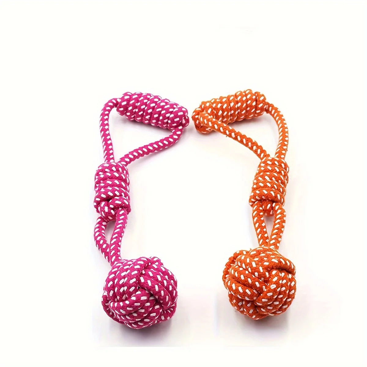 Durable Dog Rope Ball Toy for Interactive Tug and Chew Play