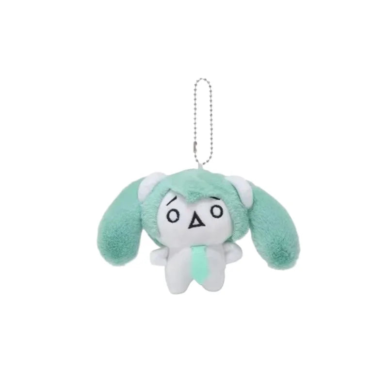 Hatsune Miku Plush Keychain Kawaii Anime Bag Charm