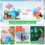 Magnetic Tiles Building Blocks – STEM Educational Toy Set
