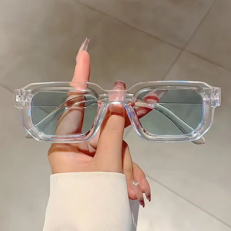Vintage Rectangle UV400 Fashion Sunglasses for Men & Women