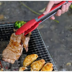 Anti-Slip Stainless Steel Cooking and Serving Tongs for Kitchen