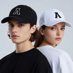Initial Letter Embroidery Baseball Cap for Casual Sport Style