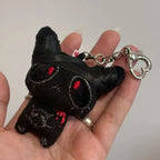Halloween Horror Plush Keychain Creepy Monster Bag Charm Gift