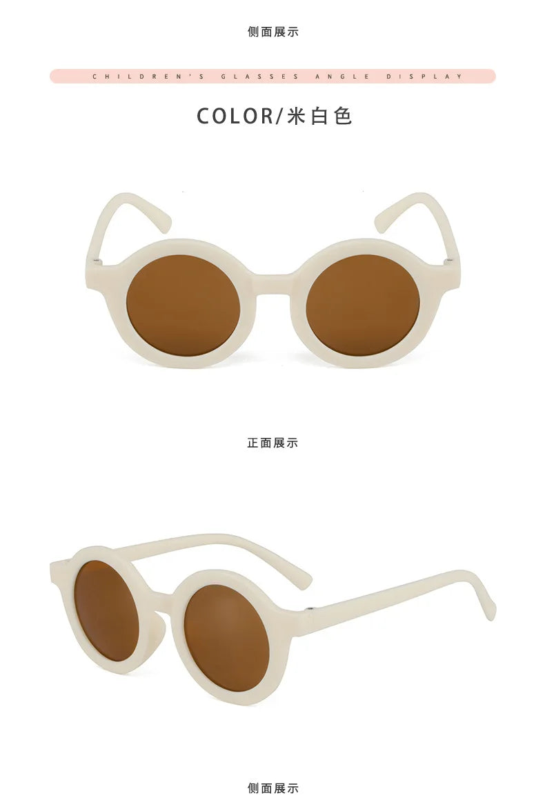 Round UV400 Baby & Kids Sunglasses for Ages 1–7