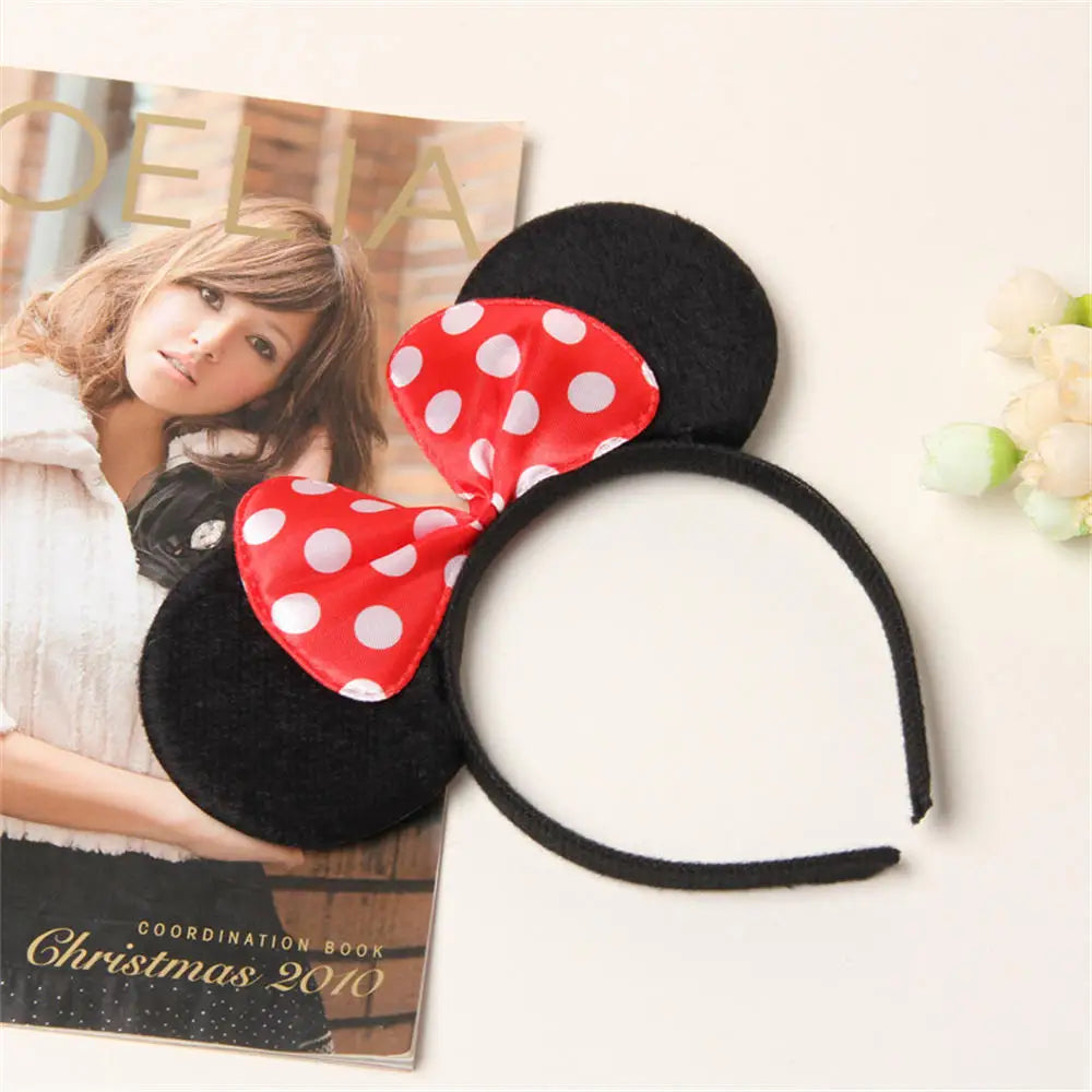 Mouse Ears Sequin Bow Headband for Kids & Moms