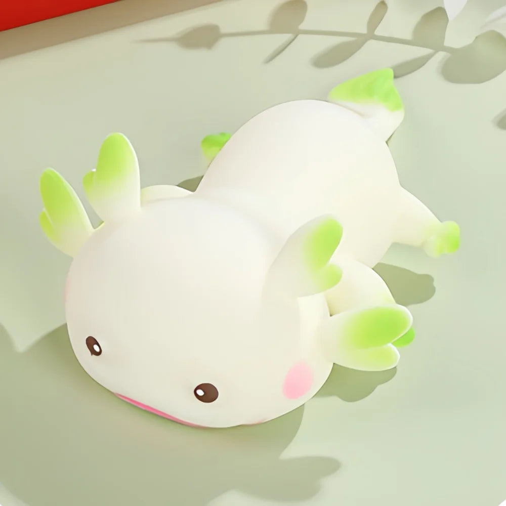 Cute Axolotl Squishy Squeeze Fidget Toy for Stress Relief Kids