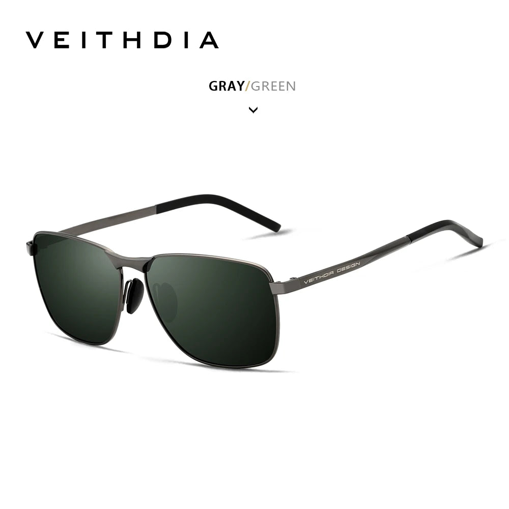 VEITHDIA V2462 Polarized UV400 Vintage Sports Sunglasses