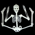 Halloween Luminous Skeleton,30cm,90cm,Glow Fake Skull Skeleton,Home Outdoor Yard Haunted House Hanging Decoration