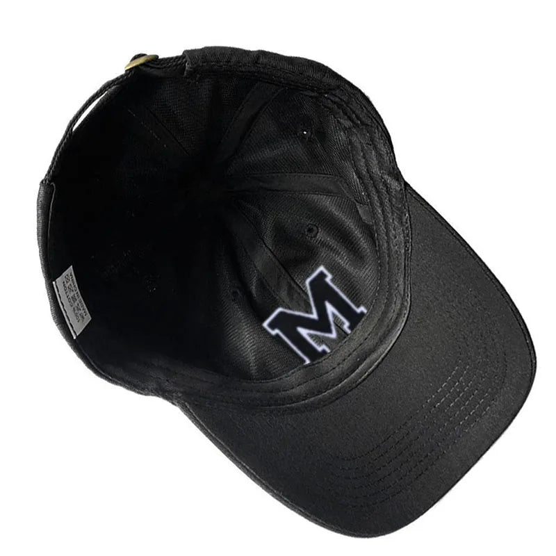 Initial Letter Embroidery Baseball Cap for Casual Sport Style