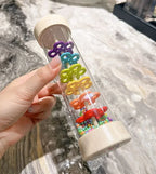Montessori Wooden Rain Stick Baby Sensory Music Toy