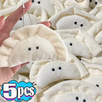 Soft Plush Dumpling Keychain Cute Food Bag Charm
