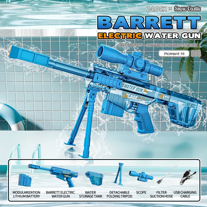 HUIQIBAO Electric Water Gun High-Speed Outdoor Water Blaster