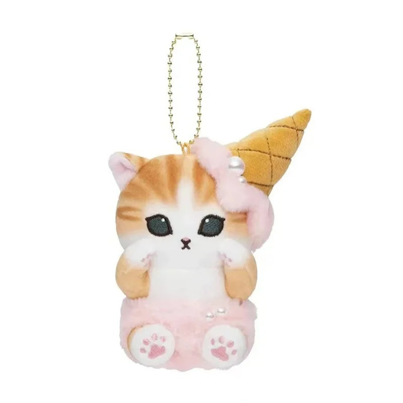 Mofusand Travel Plush Keychain Anime Cat Bag Charm Gift Toy