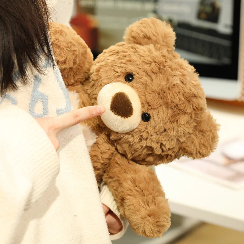 New hot Christmas Bear Lovely Teddy Bear Plush Toys Stuffed Cute Love Run Bear Girls Valentine's Gift Kids Baby Christmas Gifts