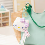 Sanrio Hello Kitty & Kuromi Plush Keychain Bag Charm