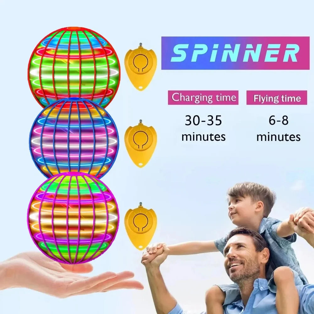 LED Hand-Controlled Flying Ball Toy