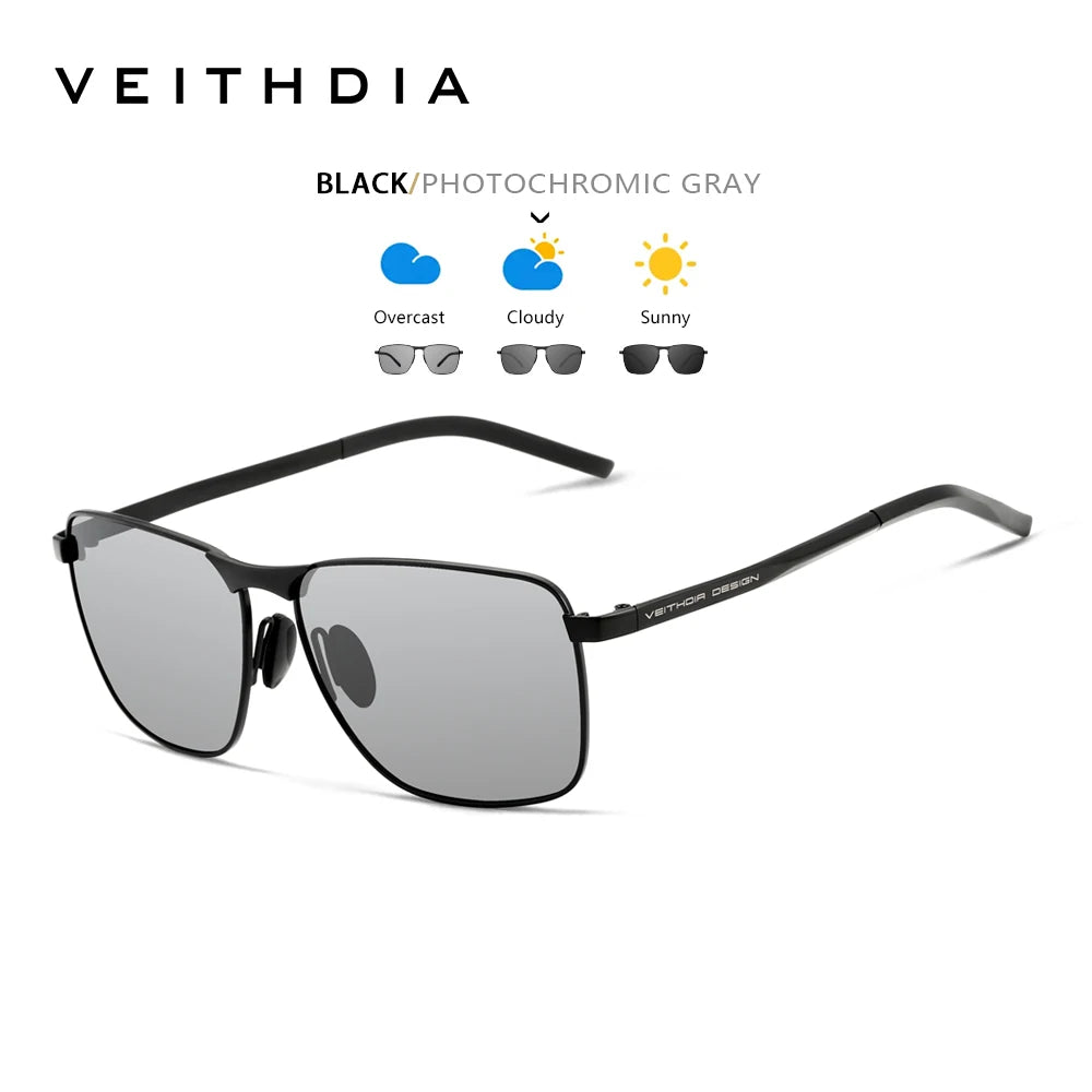VEITHDIA V2462 Polarized UV400 Vintage Sports Sunglasses