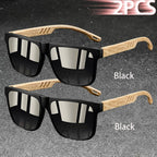 Vintage Square Polarized UV400 Sunglasses for Men & Women
