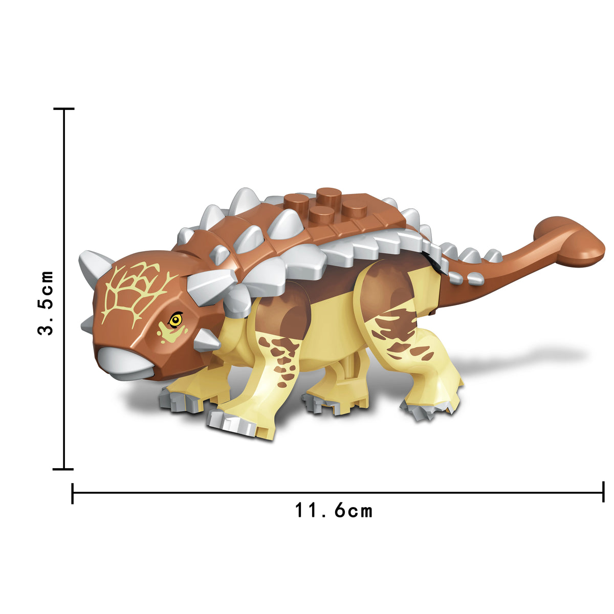 Jurassic Raptor Building Blocks Mini Dinosaur Construction Toy Set