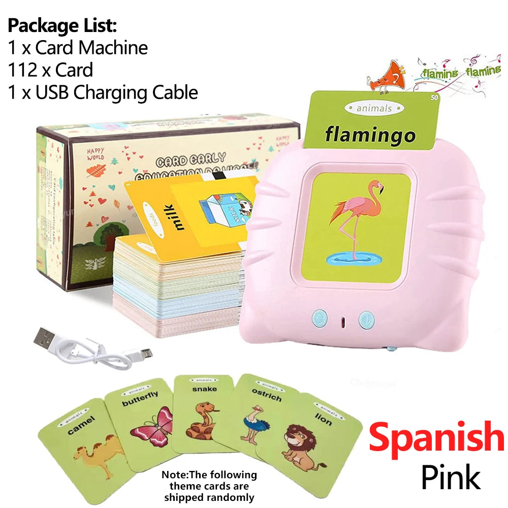 Talking Flash Cards Early Learning Educational Toy for Preschool Kids
