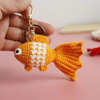 Ocean Animal Crochet Keychain Tropical Fish Bag Charm