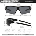 UV400 Wrap Around Sports Sunglasses for Men & Women