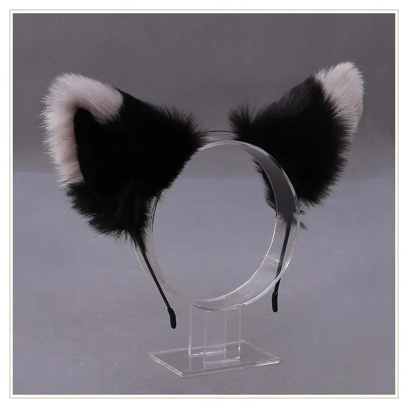 Lolita Cat & Fox Ear Cosplay Headband for Women & Girls