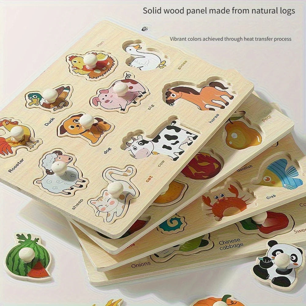 Montessori Geometry Shape Matching Puzzle Board