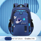 Kids Astronaut Waterproof School Backpack