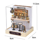 Kitten Mini Doll House 3D Wooden Puzzle DIY Miniature Building Kit
