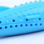 Silicone Fish Cat Toothbrush Toy for Interactive Teeth Cleaning Play