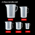 Food Grade Plastic Measuring Cup with Scale – Graduated Kitchen Measuring Jug
