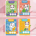34-Page Reusable Children's Practice Book Set with Erasable Pen - Early Learning of Writing and Drawing Skills, Educational Books for Pen Control Training, Innovative Learning - Perfect Choice for Christmas and Birthday Gifts