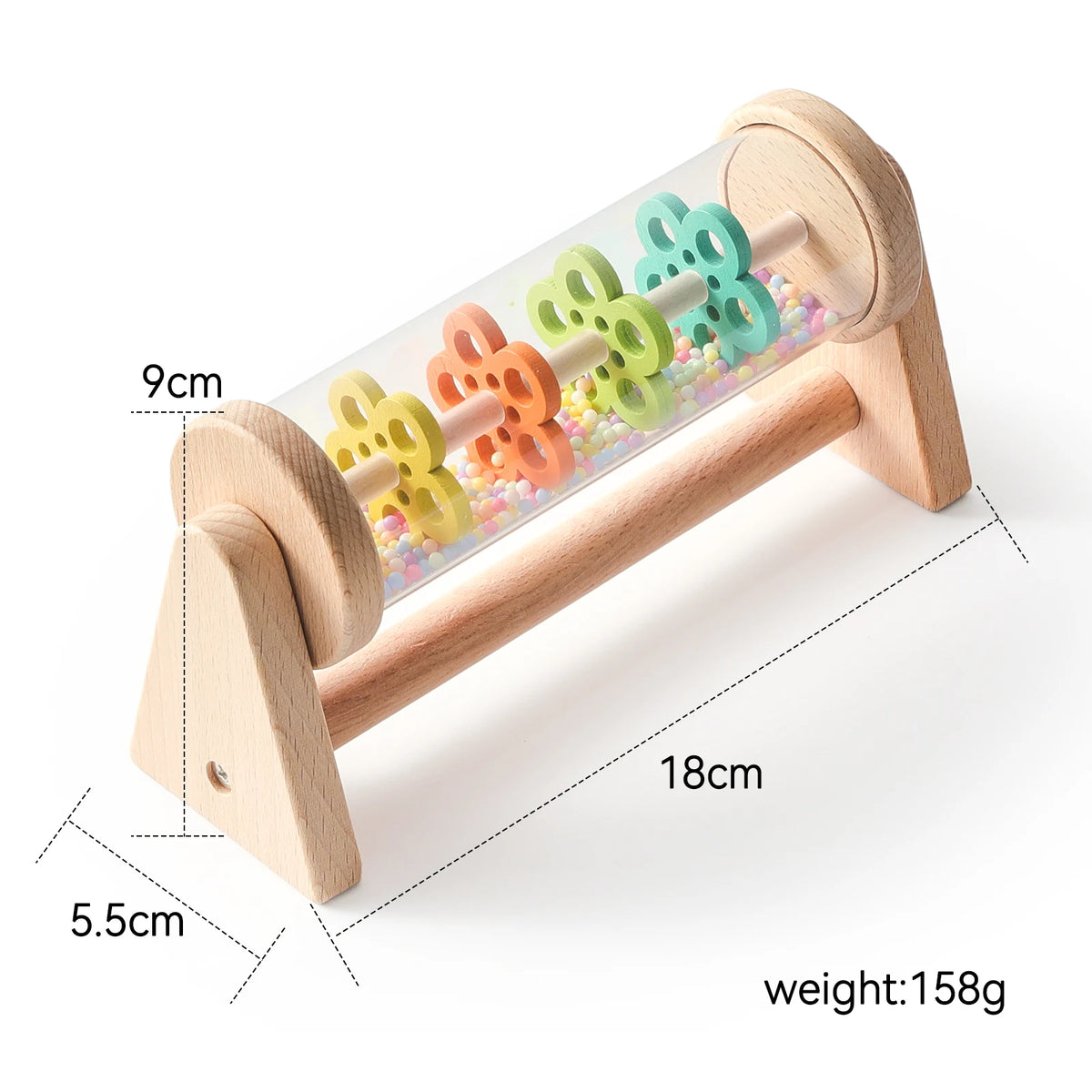 Montessori Baby Rain Stick Sensory Rattle Educational Toy Kids