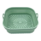 Foldable Air Fryer Silicone Liner Reusable Air Fryer Silicone Baking Tray Food Grade Silicone Air Fryer Mat