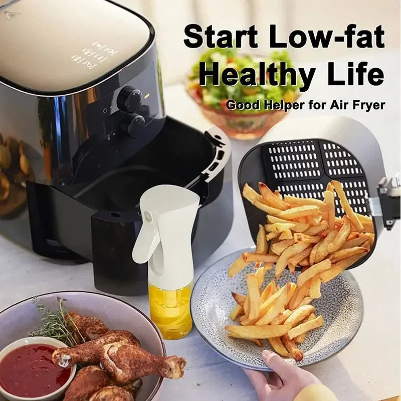 Dual-Use Oil Spray Bottle – Cooking Mister & BBQ Oil Brush