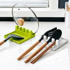 1PC Multi-Function Kitchen Spatula Rack – Spoon Rest & Pot Lid Holder