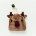 Cartoon Dog Key Case Handwoven Key Organizer Pouch