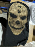 Halloween Ghost 3D Printed Mask, Stretchy Mesh Full Head Accessory, Fun Horror Cosplay Party Halloween