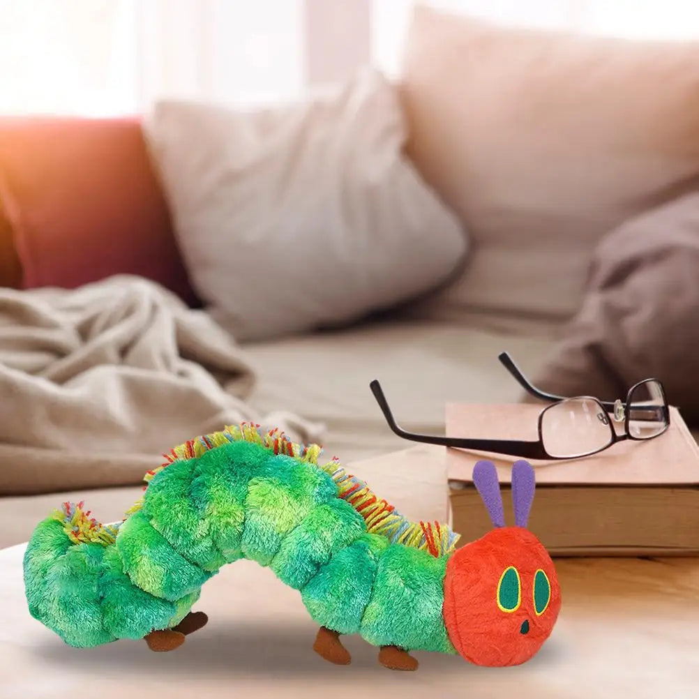 22CM Green Caterpillar Plush Toy Soft Stuffed Animal Doll