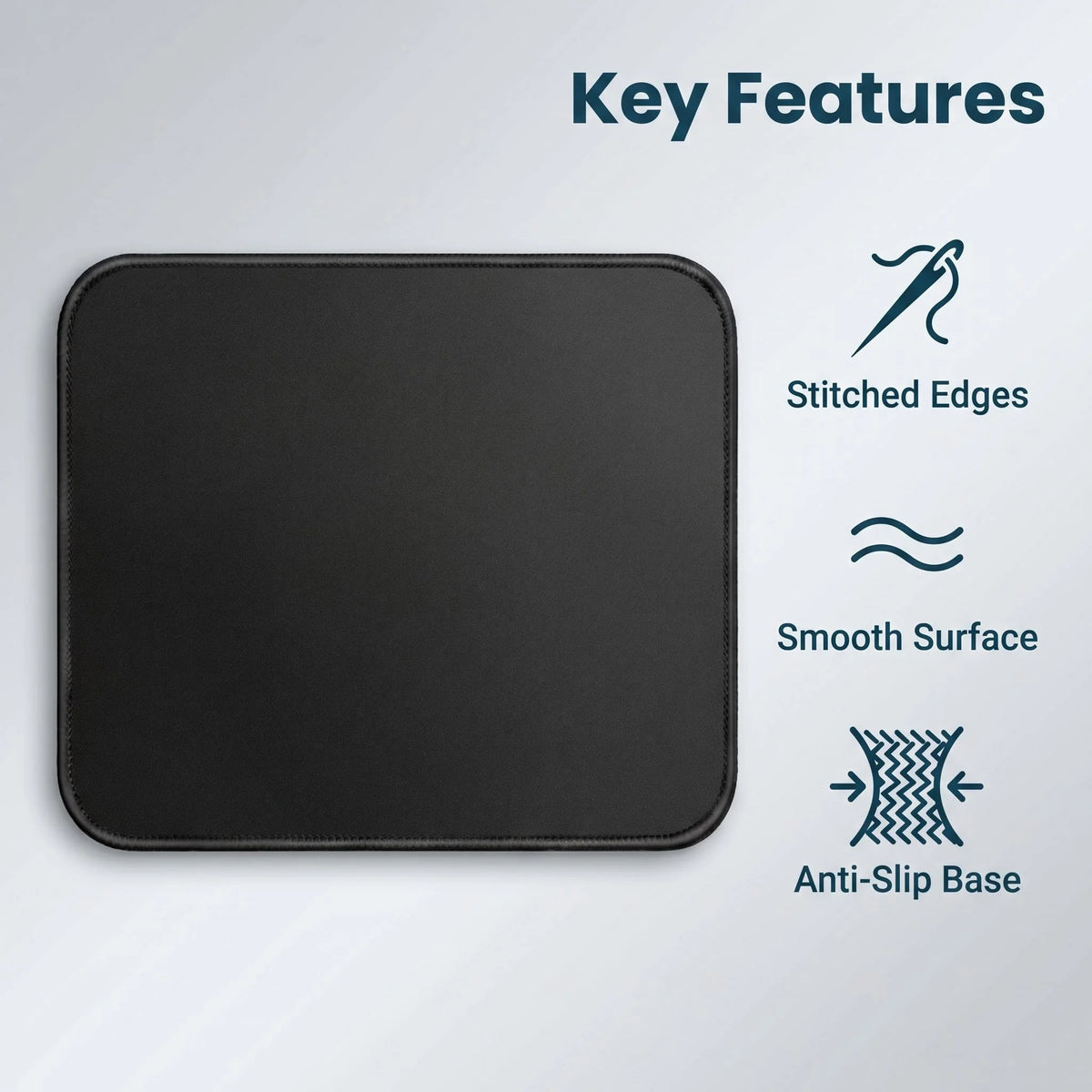 Large 90x40cm Gaming Mouse Pad Extended Desk Mat with Stitched Edge Non-Slip Rubber Base for PC Laptop Office And Home Use
