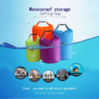 Waterproof Dry Bag Large Capacity Roll Top Storage for Camping Hiking & Water Sports
