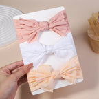 3PCS Cable Knit Elastic Baby Girl Headbands Set