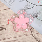 Cherry Blossom Heat Insulation Pad Dining Table Mat Anti-skid Cup Pads Non-slip Coaster Kitchen Accessories Coasters Table Mat