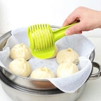 Stainless Steel Fruit Slicer Clip for Tomato, Onion and Citrus