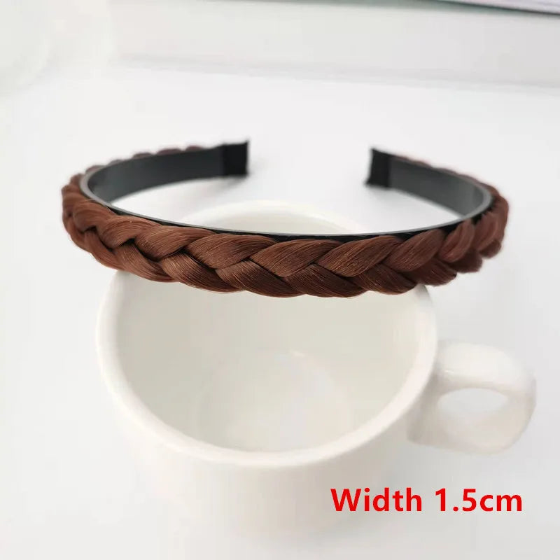 Synthetic Braided Headband for Women